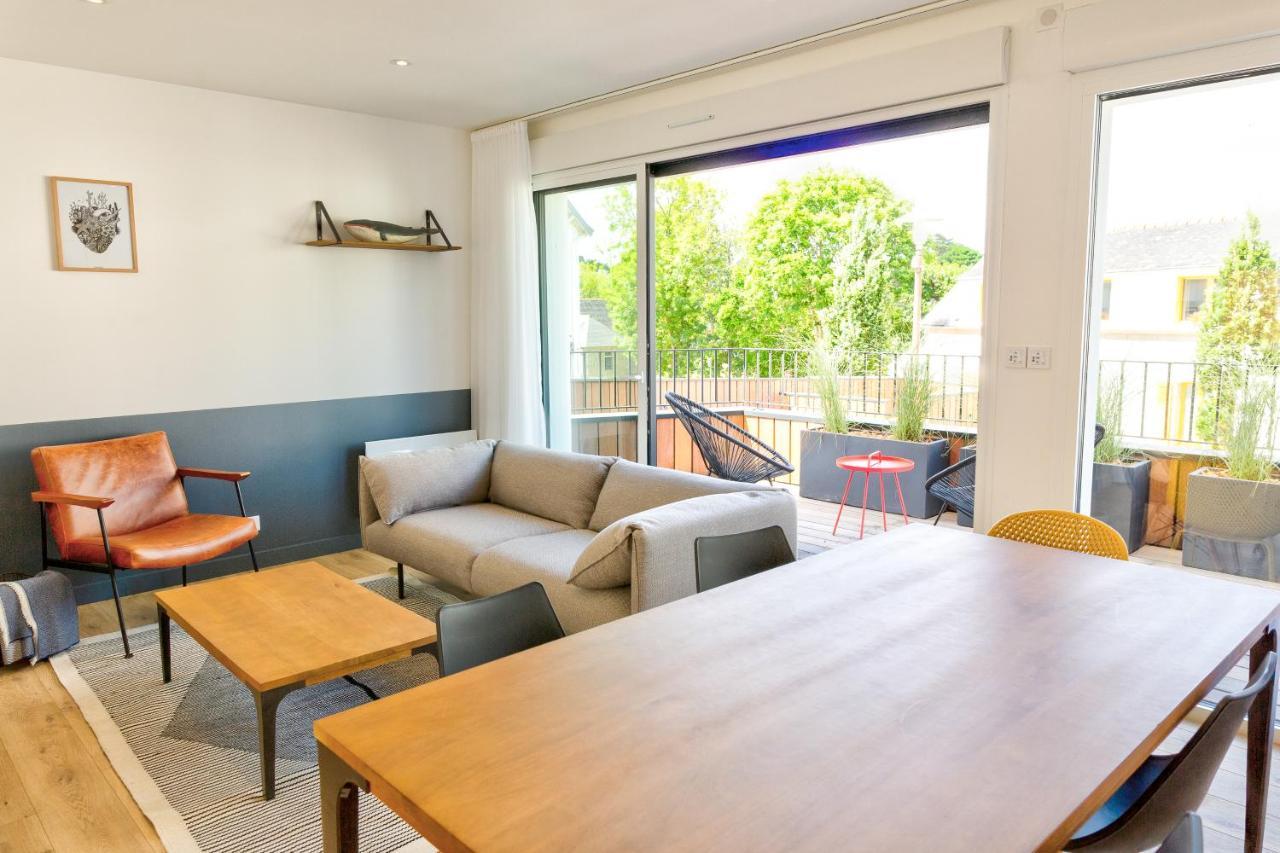 Residence Du Phare - 4 Appartements - 2 Chambres - Vue Mer Ou Terrasse Combrit Exterior photo